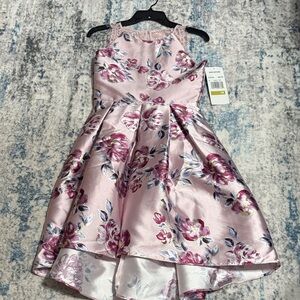 Rare Editions Pink Floral Dress